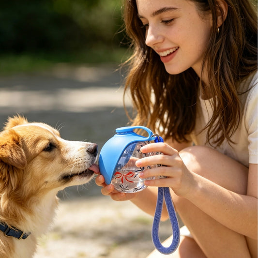 Silicone Plastic Travel Water Bowl